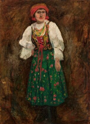 Woman in a Kraków folk costume