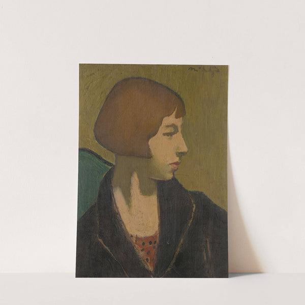 Woman in black jacket by Raymond McIntyre