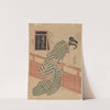 Woman in Checked Kimono (19th century) by Keisai Eisen