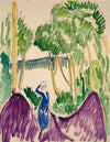 Woman in dunes on Fehmarn (ca. 1913)