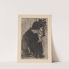 Woman in Full Profile (Grand profil de femme) by Albert Besnard