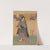 Woman in Gray Robe, Hair Down by Toyokuni Utagawa