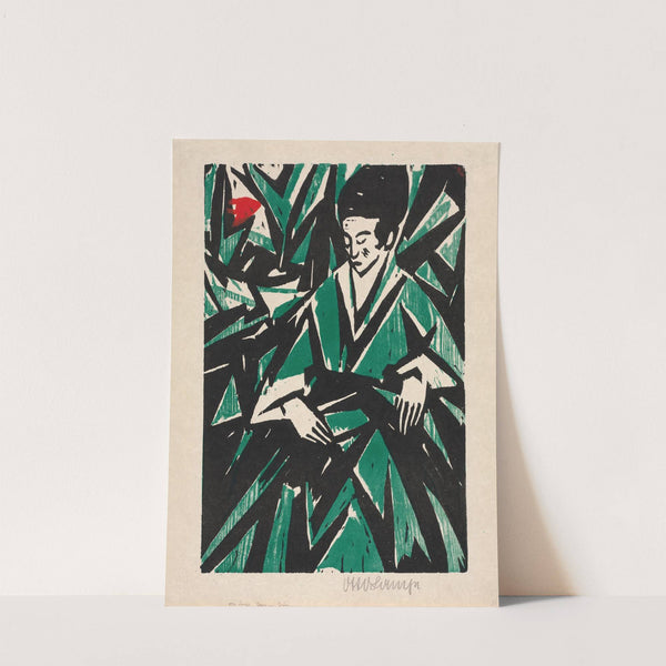 Woman in Green by Otto Lange