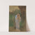 Woman in landcape, combing her long, blond hair by Edwin Austin Abbey