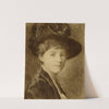 Woman in plumed hat by William Harry Warren Bicknell
