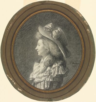 Woman in Profile, Turned to the Left (1784)