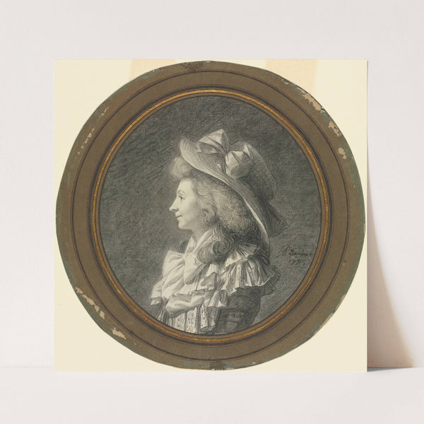 Woman in Profile, Turned to the Left (1784) by Henri-Pierre Danloux