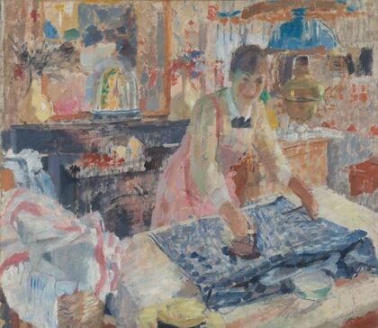 Woman Ironing — size preview