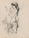 Woman Making Toilet