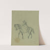 Woman on horseback by Alfred Rudolph Waud