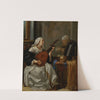 Woman Playing a Theorbo (1660-1664) by Jacob Duck