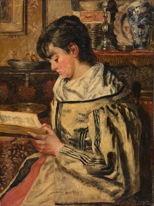 Woman Reading — size preview
