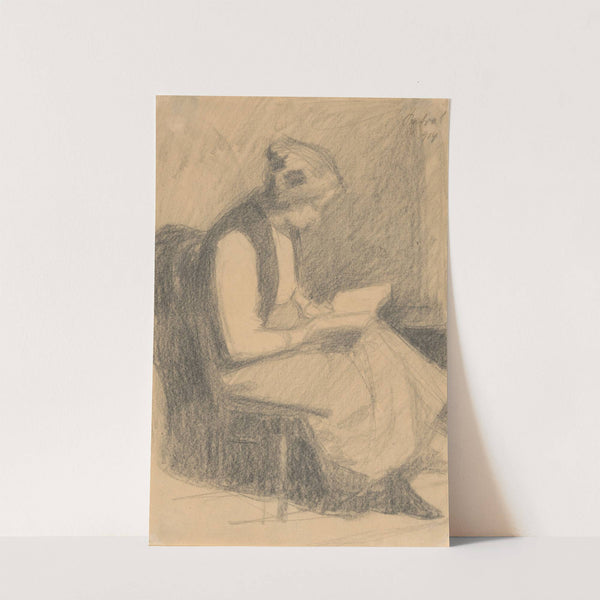 Woman Reading by Eduard Putra