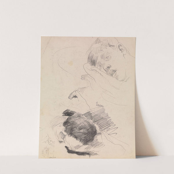 Woman Resting by James Ensor