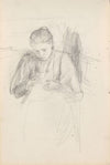 Woman sewing