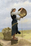 Woman Sifting