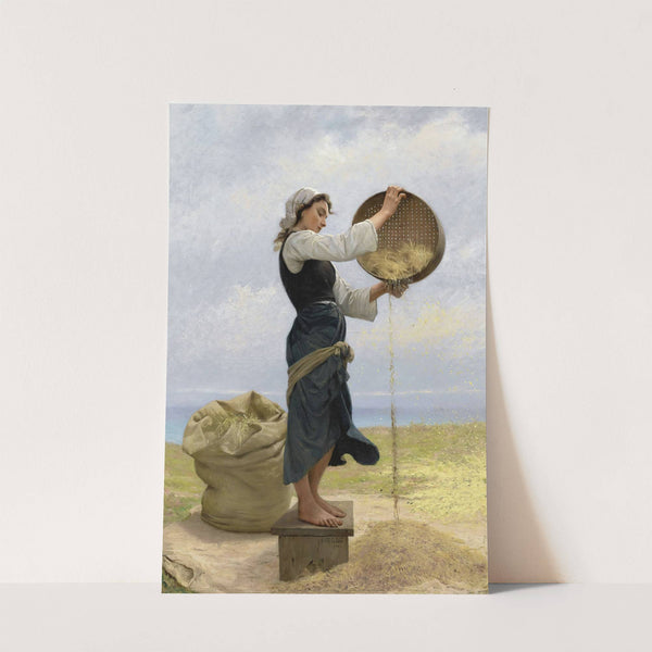 Woman Sifting (1882) by François Alfred Delobbe