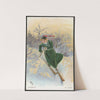 Woman skiing by Andreas Bloch