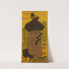 Woman Standing Beside a Balustrade with a Poodle by Paul Ranson