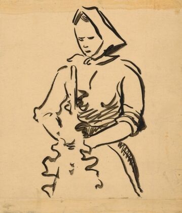 Woman Tying Up a Tree – Vine