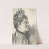 Woman with a Crushed Velvet Hat (1894) by Adolph von Menzel