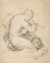 Woman with a dolphin