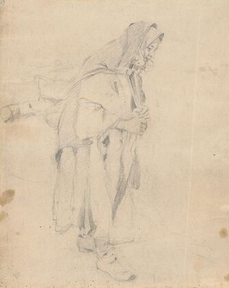 Woman with a Hamper (Study of an Old Woman Carrying Twigs)