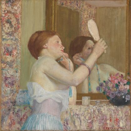 Woman with a Mirror (Femme qui se mire) 