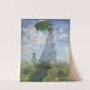 Woman with a Parasol – Madame Monet and Her Son (1875) by Claude Monet