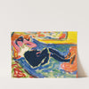 Woman With Black Stockings – The Black Grete (1909) by Ernst Ludwig Kirchner