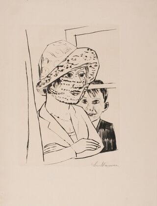 Woman with Boy (1923)