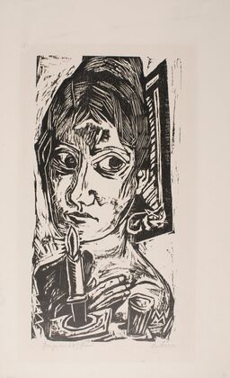 Woman with Candle (1920)