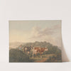 Woman with Cattle by Charles Towne