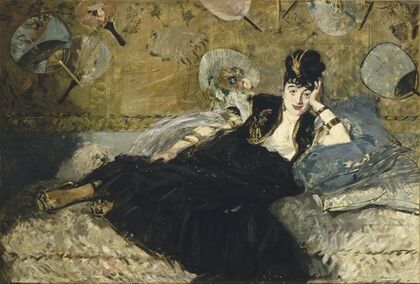 Woman With Fans