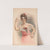 Woman with pink rose in hair wearing pink dress with red roses on the front (1901) by Gray Litho. Co