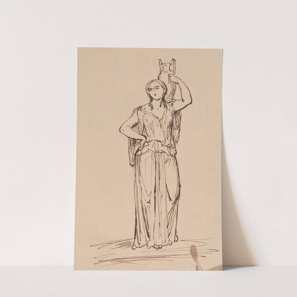 Woman with Pitcher by Nicaise De Keyser