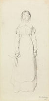 Woman with Ringlets, Standing (1824)