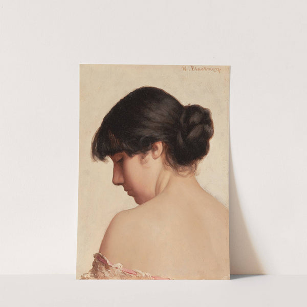 Woman with Upswept Hair by Walter Blackman