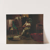 Woman writting on a table by Thomas Pollock Anshutz