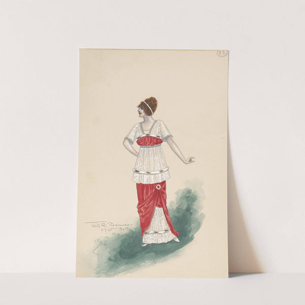 Woman’s costume (1914) by Will R. Barnes