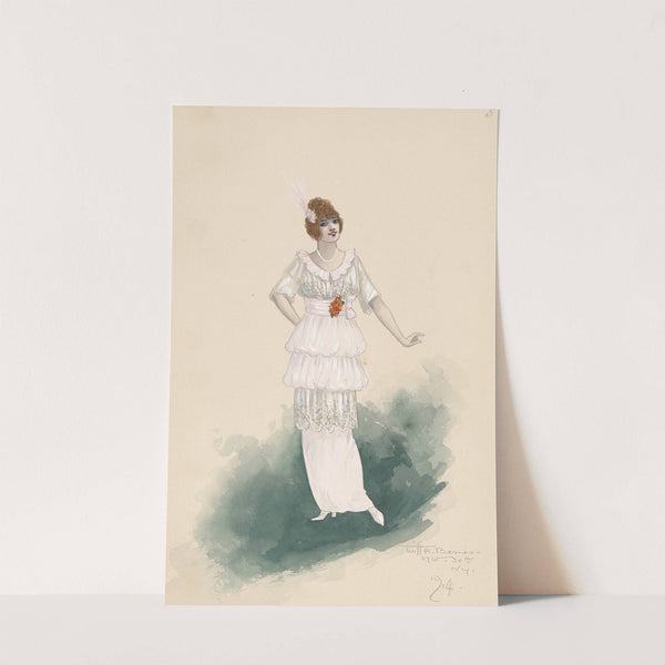 Woman’s costume (1914) by Will R. Barnes
