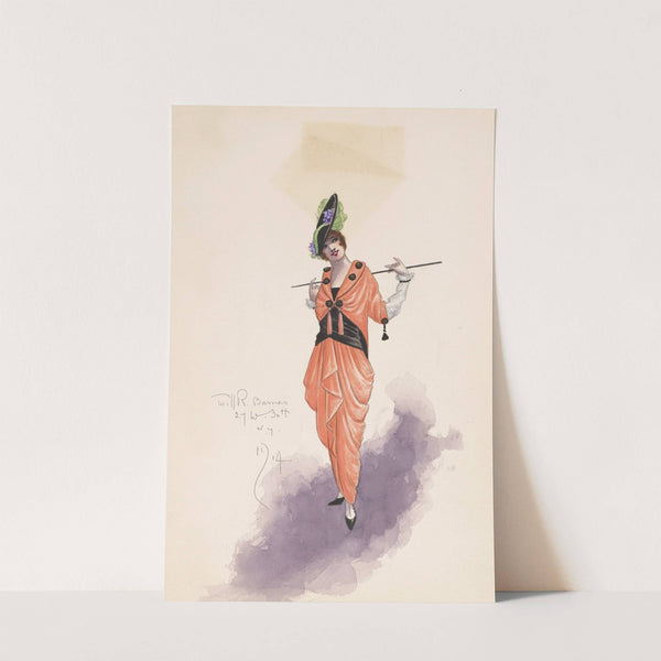 Woman&#039;s costume by Will R. Barnes