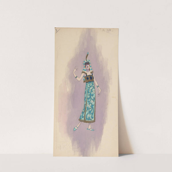 Woman&#039;s costume (blue, dress), 3 by Will R. Barnes