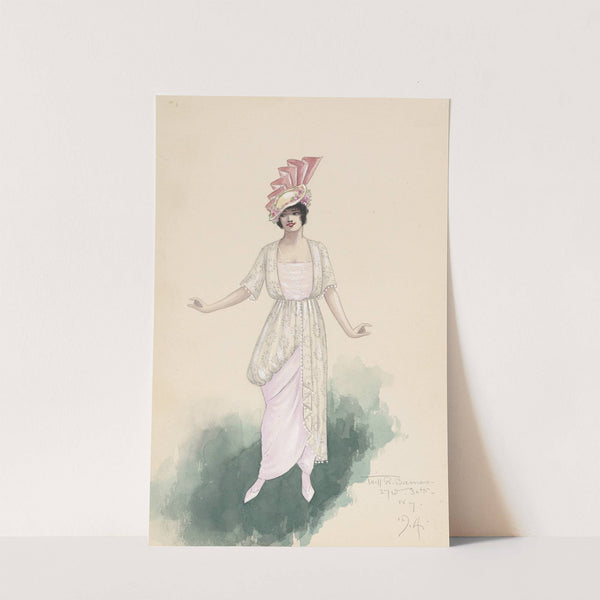 Woman&#039;s costume by Will R. Barnes