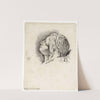 Woman’s head, bent backwards by David Humbert de Superville