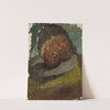 Woman’s head in a cap, back view, study for the painting “Defence of Olsztyn by Karliński” (1880) by Kazimierz Alchimowicz