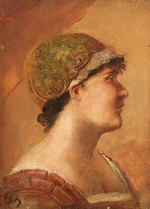 Woman’s Head in Profile