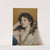 Woman’s head pondering by Gabriel von Max