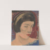 Woman&#039;s head to the right by Hermann Lismann