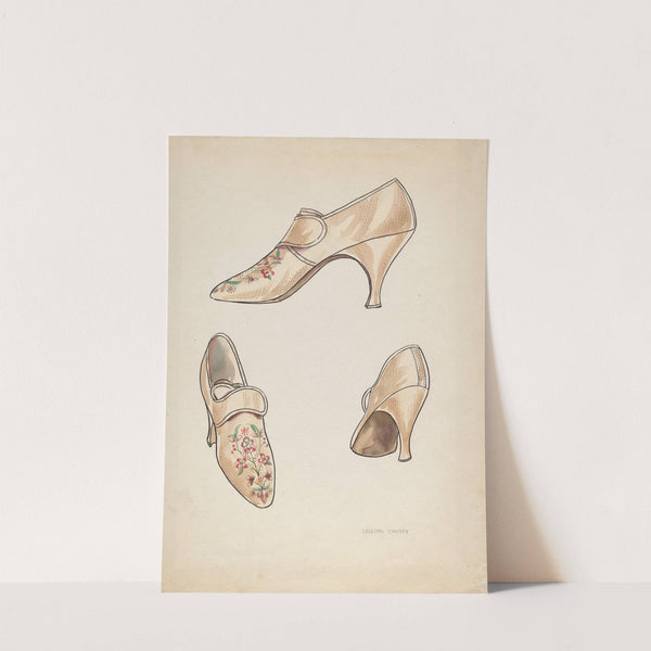 Woman&#8217;s Slippers (c. 1936) by Lillian Causey